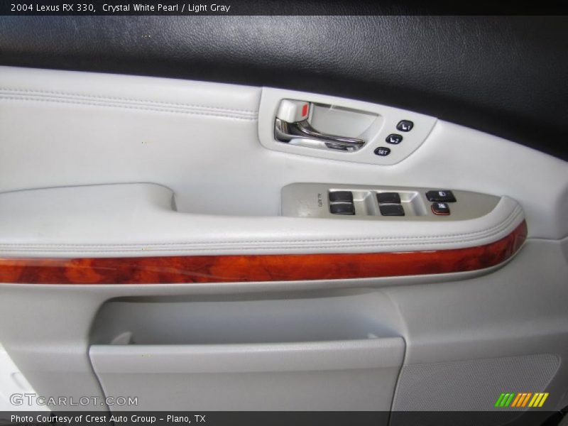 Crystal White Pearl / Light Gray 2004 Lexus RX 330