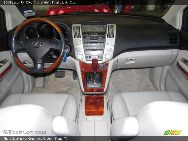 Crystal White Pearl / Light Gray 2004 Lexus RX 330