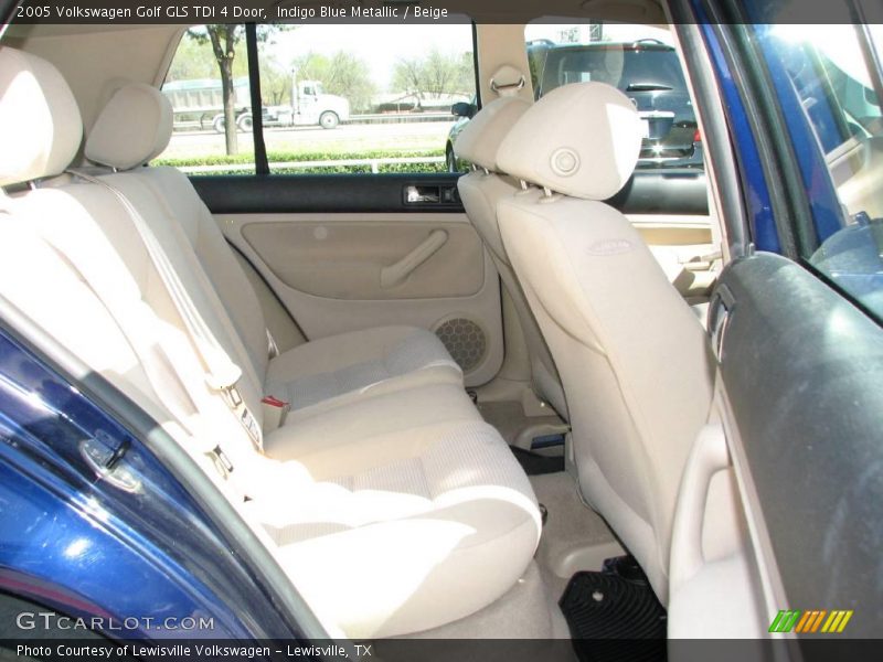 Indigo Blue Metallic / Beige 2005 Volkswagen Golf GLS TDI 4 Door
