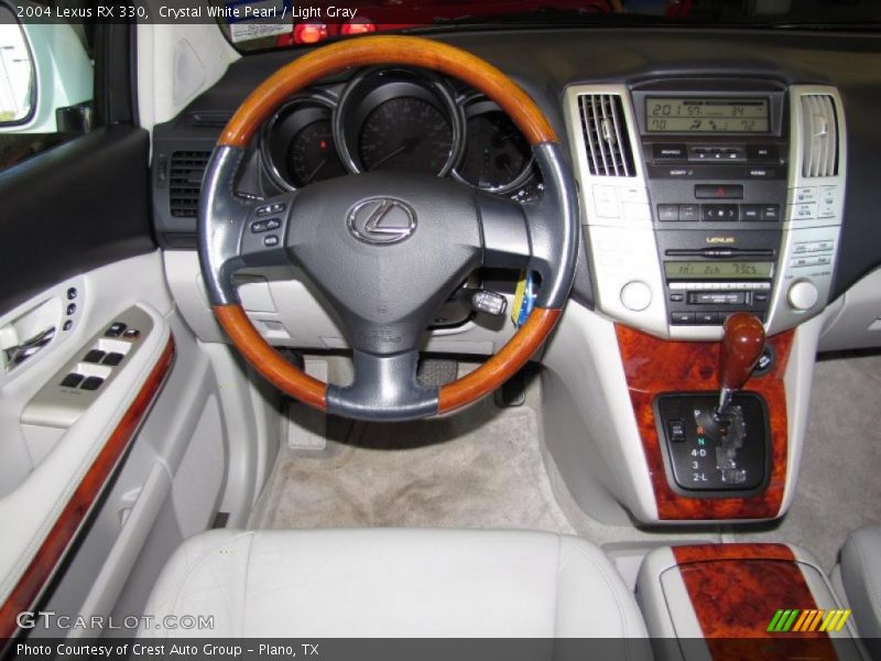Crystal White Pearl / Light Gray 2004 Lexus RX 330