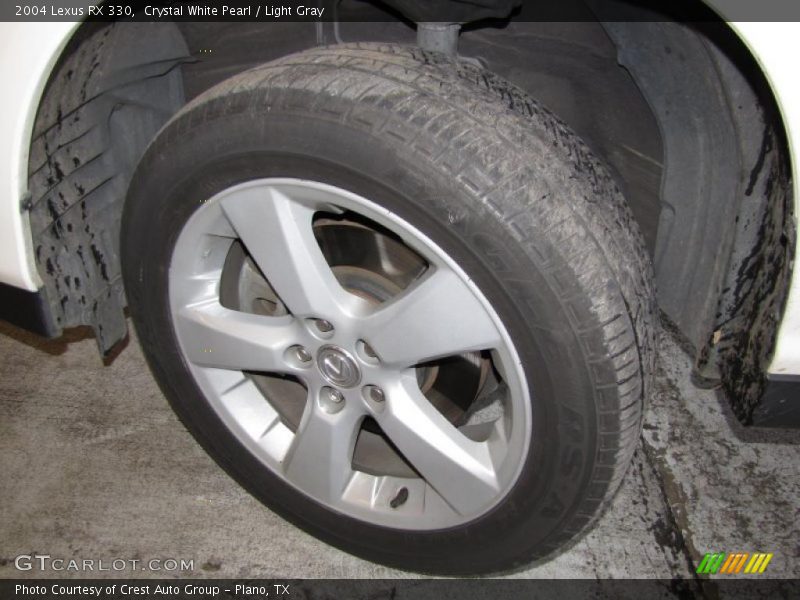 Crystal White Pearl / Light Gray 2004 Lexus RX 330