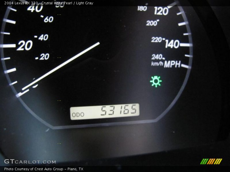 Crystal White Pearl / Light Gray 2004 Lexus RX 330