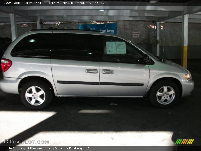 Bright Silver Metallic / Medium Slate Gray 2005 Dodge Caravan SXT