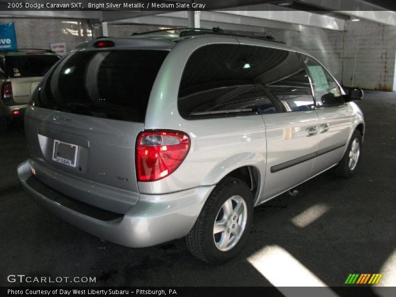 Bright Silver Metallic / Medium Slate Gray 2005 Dodge Caravan SXT