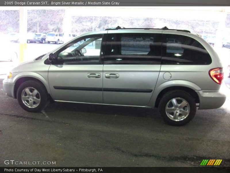 Bright Silver Metallic / Medium Slate Gray 2005 Dodge Caravan SXT