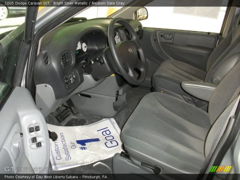 Bright Silver Metallic / Medium Slate Gray 2005 Dodge Caravan SXT
