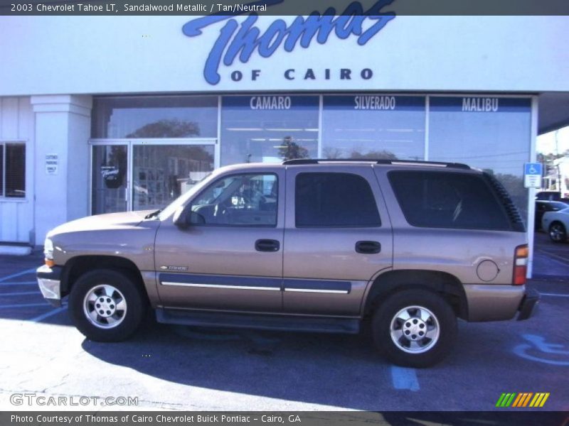 Sandalwood Metallic / Tan/Neutral 2003 Chevrolet Tahoe LT