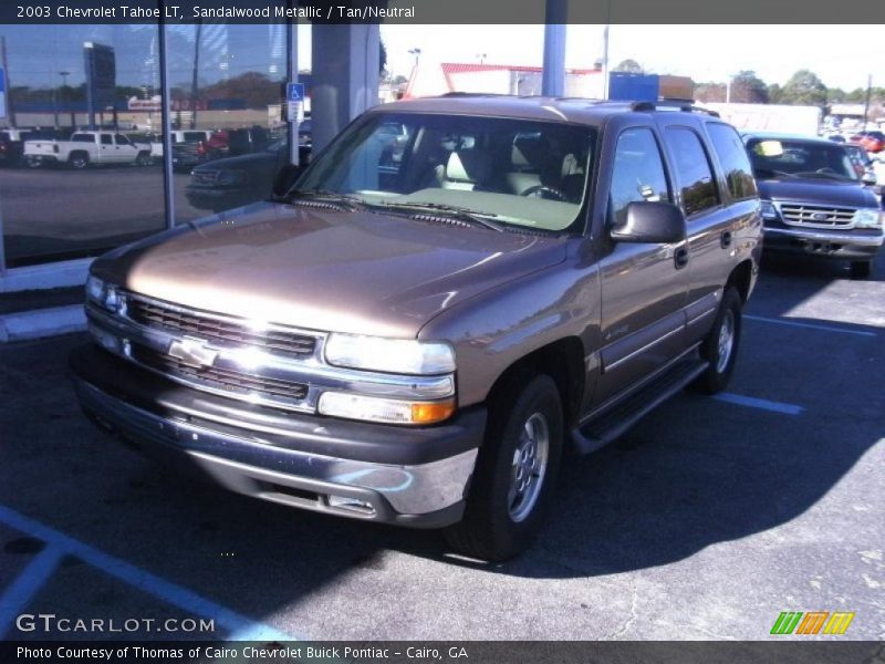 Sandalwood Metallic / Tan/Neutral 2003 Chevrolet Tahoe LT