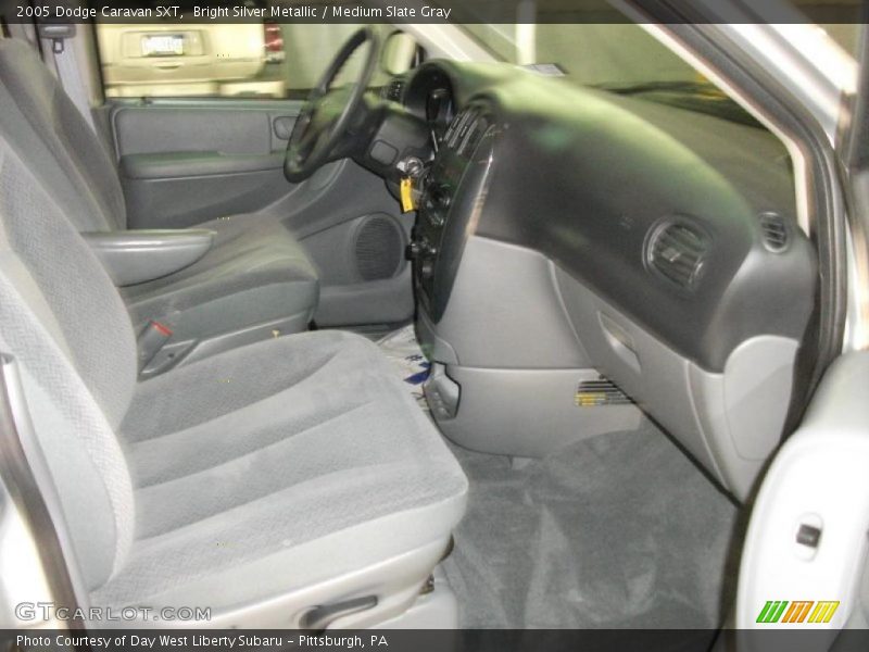 Bright Silver Metallic / Medium Slate Gray 2005 Dodge Caravan SXT