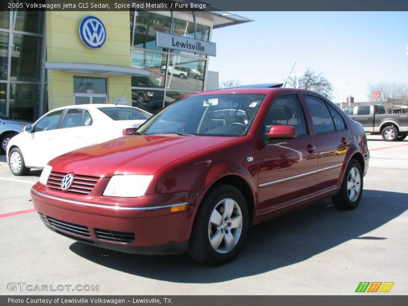 Spice Red Metallic / Pure Beige 2005 Volkswagen Jetta GLS Sedan