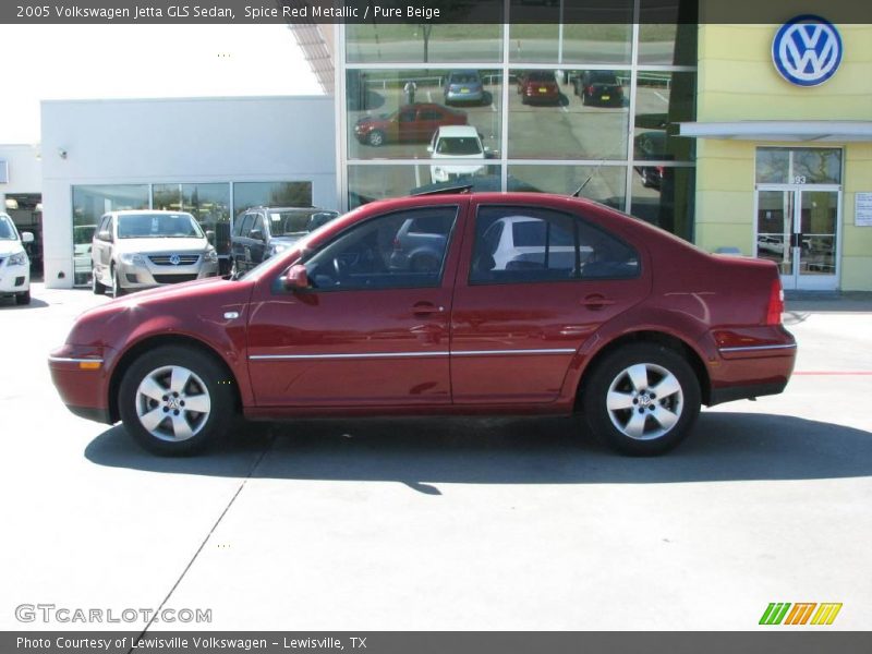 Spice Red Metallic / Pure Beige 2005 Volkswagen Jetta GLS Sedan