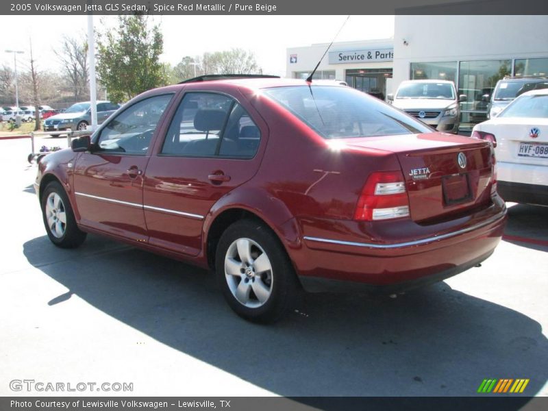 Spice Red Metallic / Pure Beige 2005 Volkswagen Jetta GLS Sedan