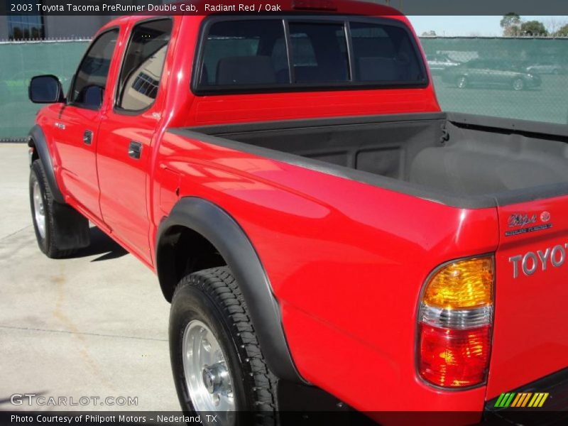 Radiant Red / Oak 2003 Toyota Tacoma PreRunner Double Cab