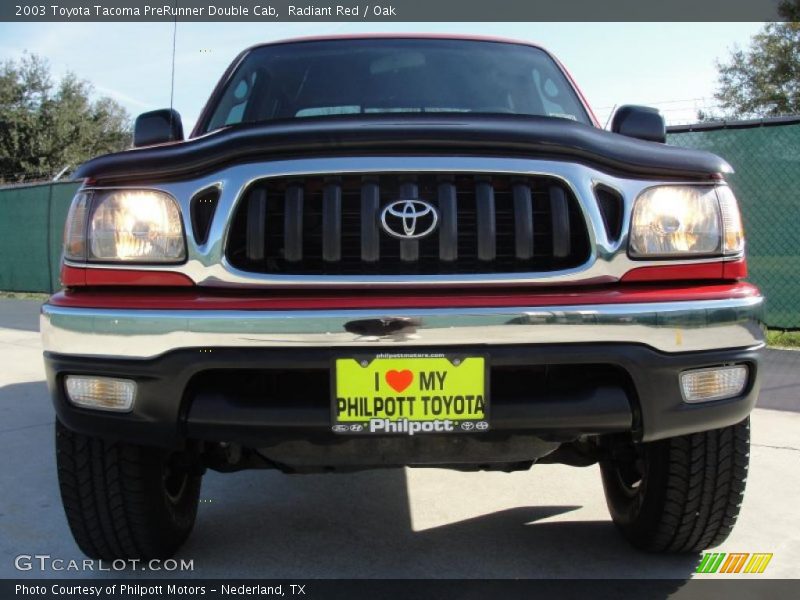 Radiant Red / Oak 2003 Toyota Tacoma PreRunner Double Cab