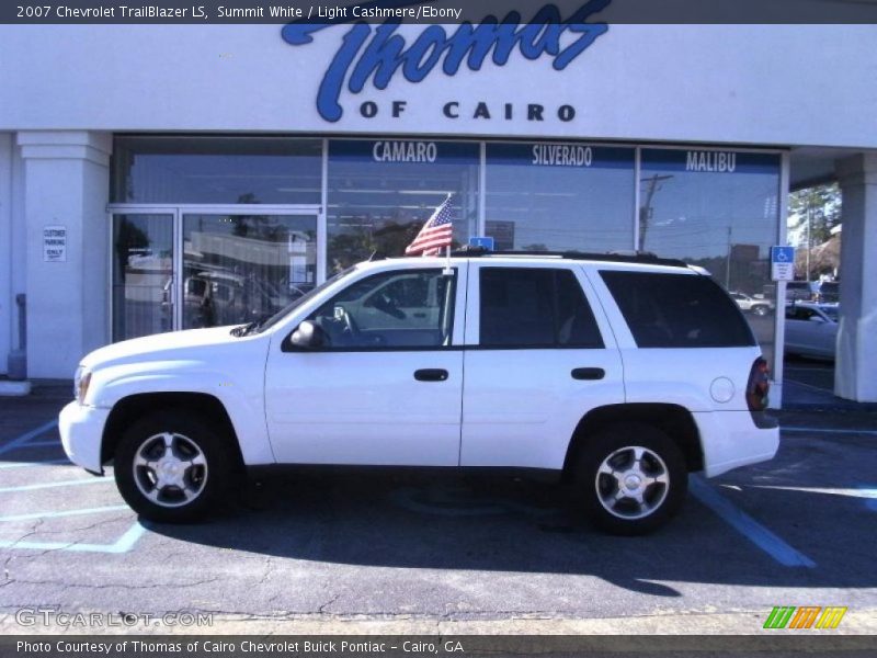 Summit White / Light Cashmere/Ebony 2007 Chevrolet TrailBlazer LS