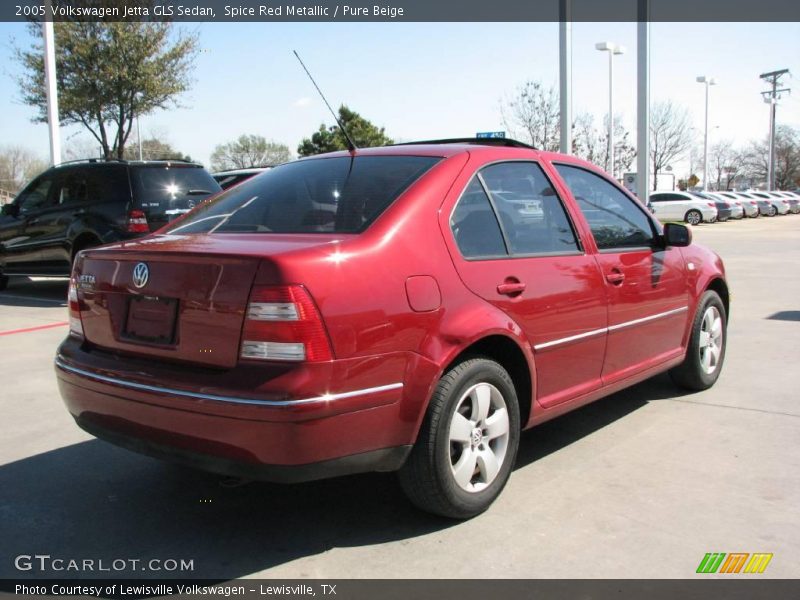 Spice Red Metallic / Pure Beige 2005 Volkswagen Jetta GLS Sedan