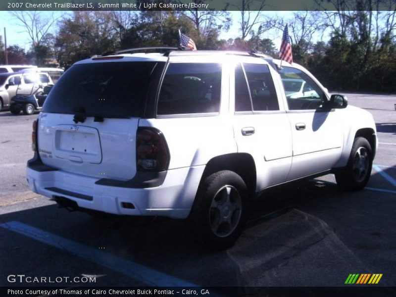 Summit White / Light Cashmere/Ebony 2007 Chevrolet TrailBlazer LS