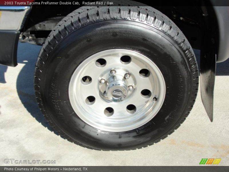 Radiant Red / Oak 2003 Toyota Tacoma PreRunner Double Cab