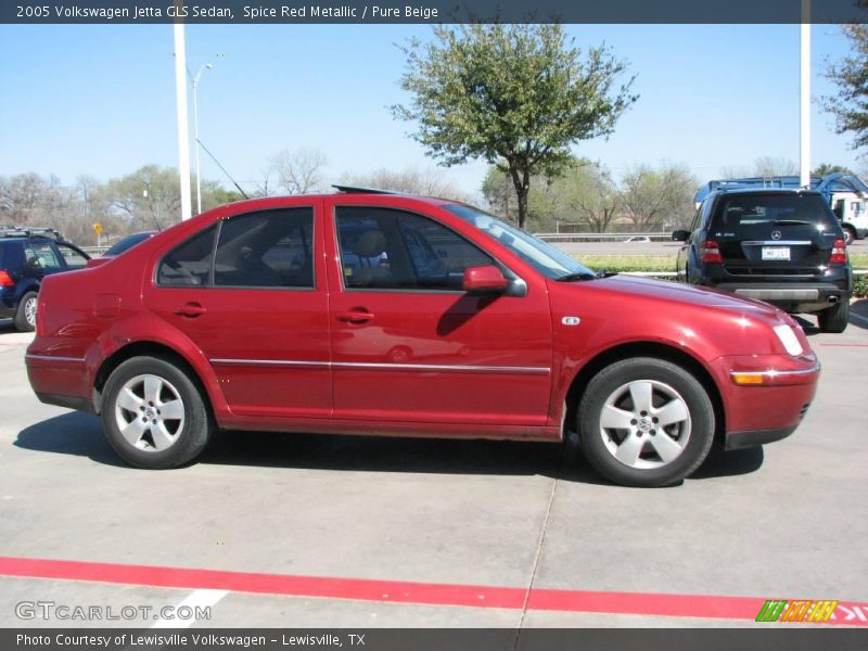 Spice Red Metallic / Pure Beige 2005 Volkswagen Jetta GLS Sedan