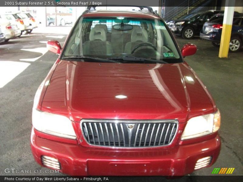 Sedona Red Pearl / Beige 2001 Subaru Forester 2.5 S
