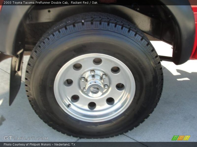 Radiant Red / Oak 2003 Toyota Tacoma PreRunner Double Cab