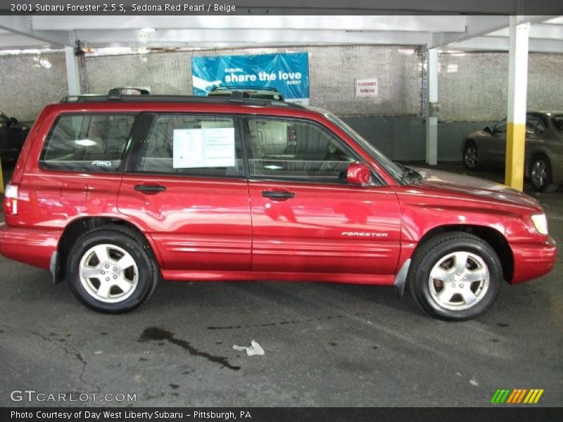 Sedona Red Pearl / Beige 2001 Subaru Forester 2.5 S