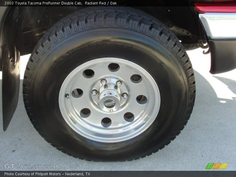 Radiant Red / Oak 2003 Toyota Tacoma PreRunner Double Cab
