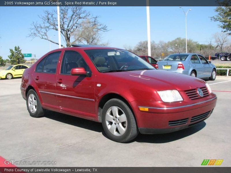 Spice Red Metallic / Pure Beige 2005 Volkswagen Jetta GLS Sedan