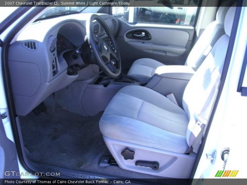 Summit White / Light Cashmere/Ebony 2007 Chevrolet TrailBlazer LS