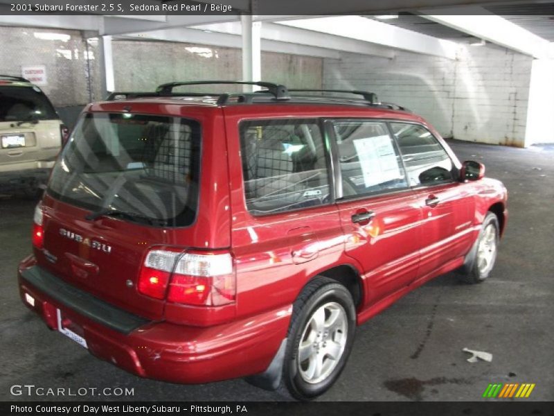 Sedona Red Pearl / Beige 2001 Subaru Forester 2.5 S
