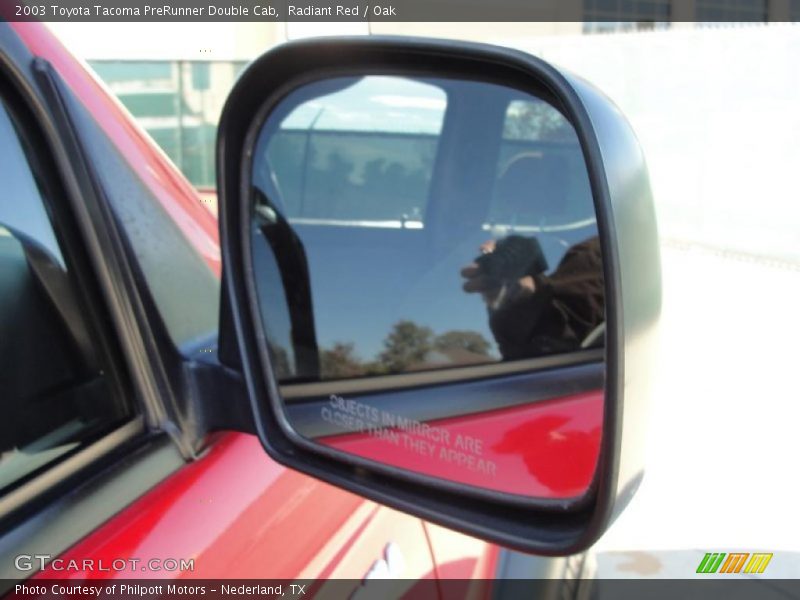 Radiant Red / Oak 2003 Toyota Tacoma PreRunner Double Cab