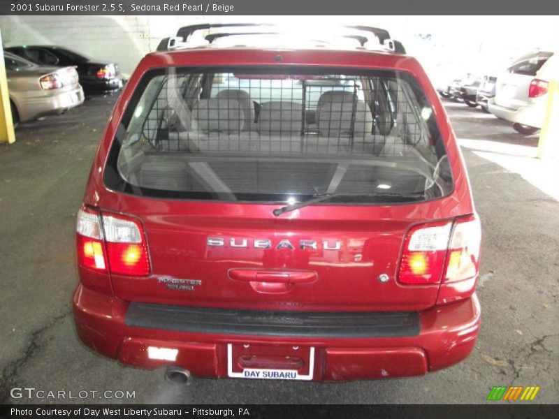 Sedona Red Pearl / Beige 2001 Subaru Forester 2.5 S