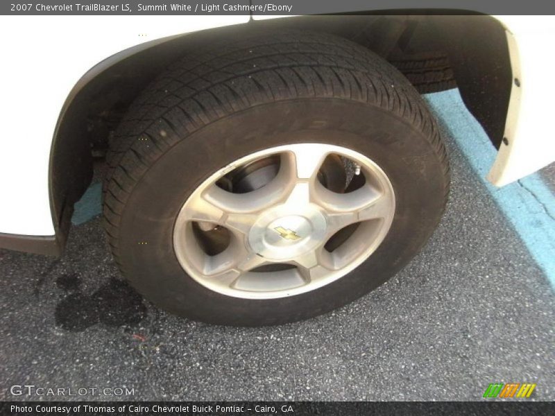 Summit White / Light Cashmere/Ebony 2007 Chevrolet TrailBlazer LS