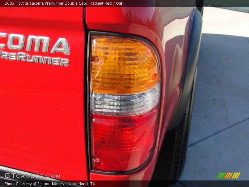 Radiant Red / Oak 2003 Toyota Tacoma PreRunner Double Cab
