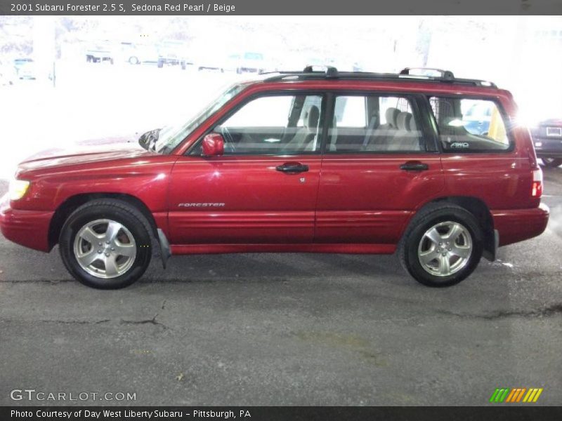 Sedona Red Pearl / Beige 2001 Subaru Forester 2.5 S