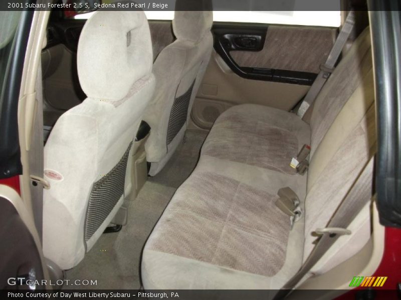 Sedona Red Pearl / Beige 2001 Subaru Forester 2.5 S