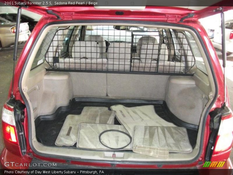Sedona Red Pearl / Beige 2001 Subaru Forester 2.5 S
