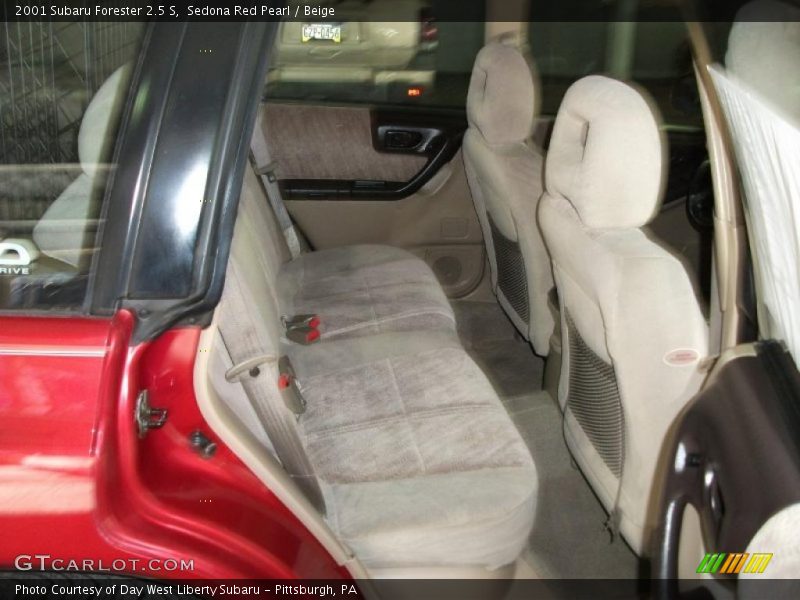Sedona Red Pearl / Beige 2001 Subaru Forester 2.5 S
