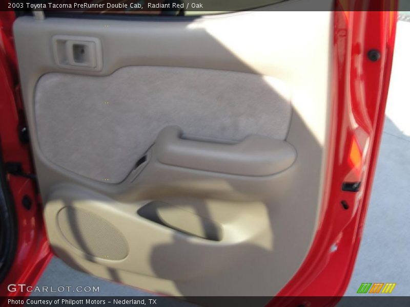 Radiant Red / Oak 2003 Toyota Tacoma PreRunner Double Cab