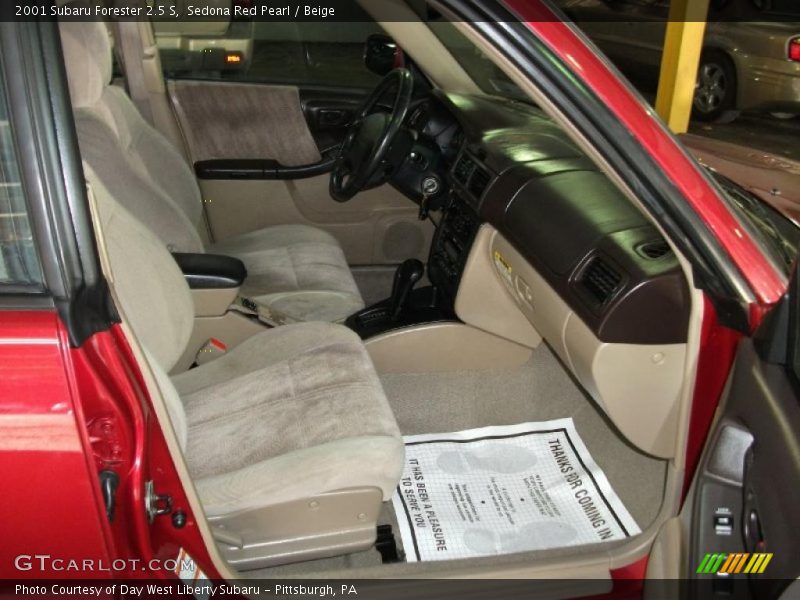 Sedona Red Pearl / Beige 2001 Subaru Forester 2.5 S