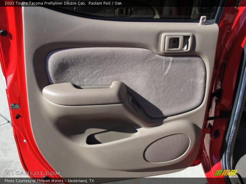 Radiant Red / Oak 2003 Toyota Tacoma PreRunner Double Cab