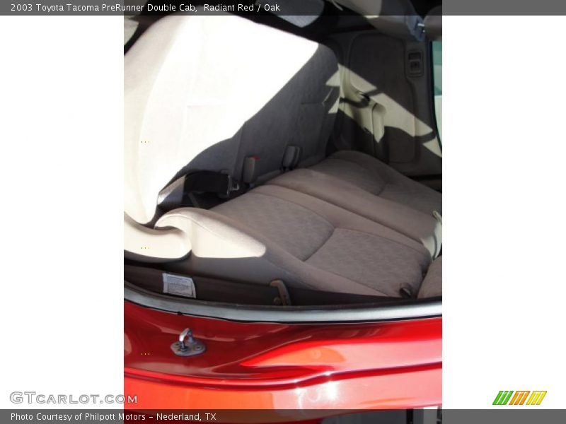 Radiant Red / Oak 2003 Toyota Tacoma PreRunner Double Cab