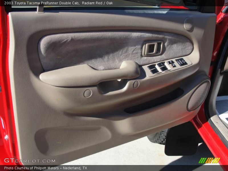 Radiant Red / Oak 2003 Toyota Tacoma PreRunner Double Cab