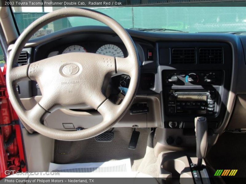 Radiant Red / Oak 2003 Toyota Tacoma PreRunner Double Cab