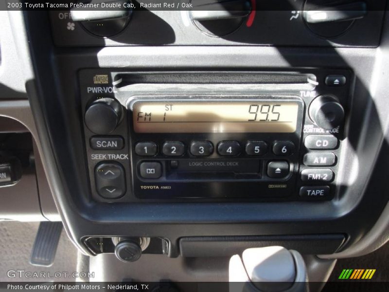 Radiant Red / Oak 2003 Toyota Tacoma PreRunner Double Cab