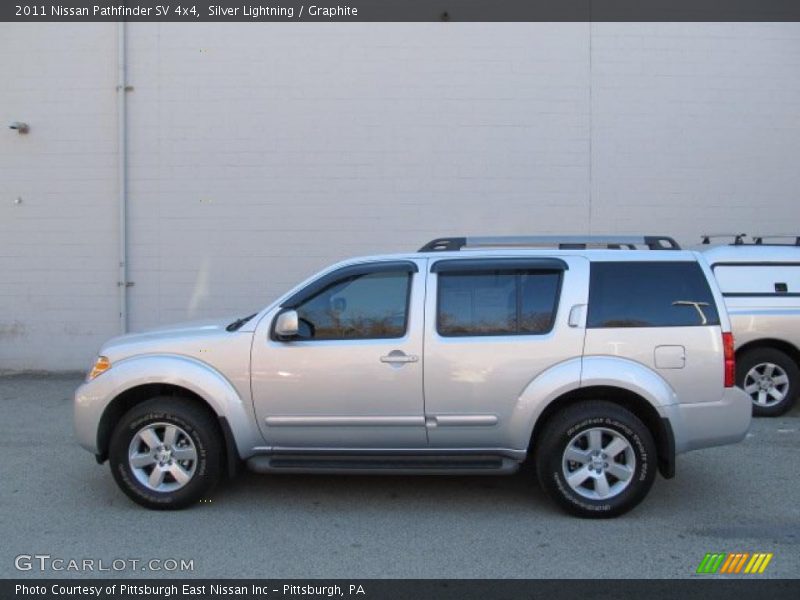 Silver Lightning / Graphite 2011 Nissan Pathfinder SV 4x4