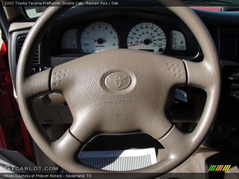 Radiant Red / Oak 2003 Toyota Tacoma PreRunner Double Cab