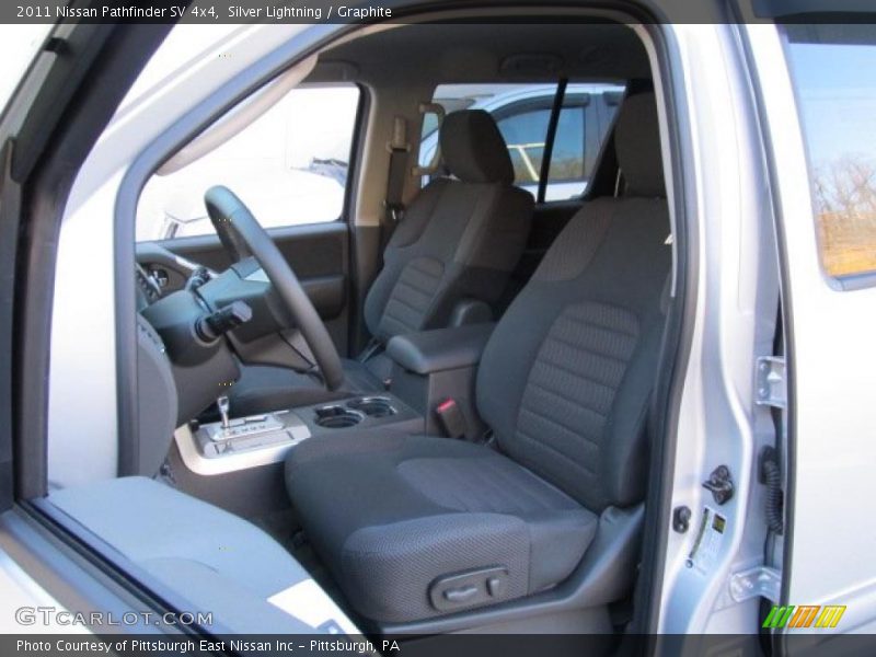 2011 Pathfinder SV 4x4 Graphite Interior
