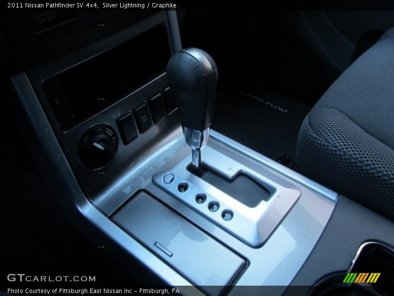  2011 Pathfinder SV 4x4 5 Speed Automatic Shifter