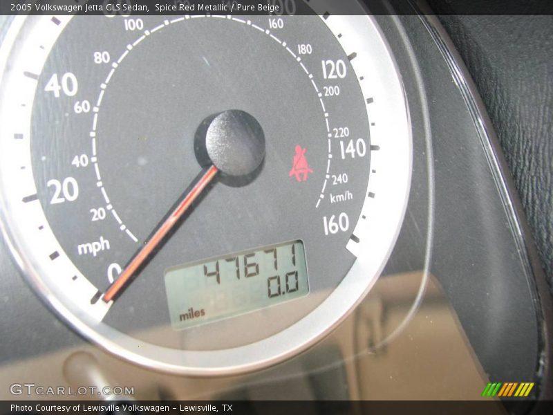 Spice Red Metallic / Pure Beige 2005 Volkswagen Jetta GLS Sedan